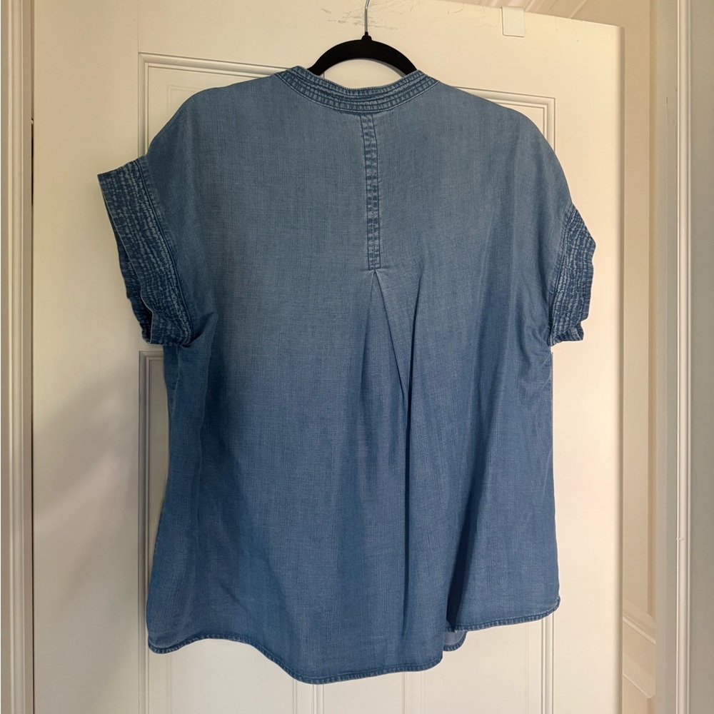 Cloth & Stone Soft Blue Button Down Shirt | Brand new - Picture 6 of 6